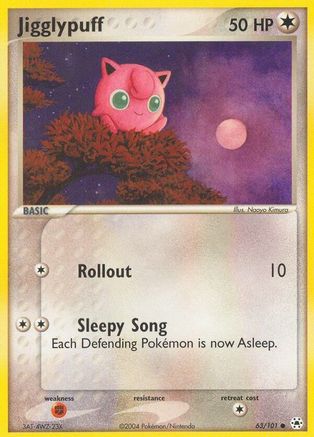Image of Jigglypuff 063/101  - Reverse Holofoil Hidden Legends - Common