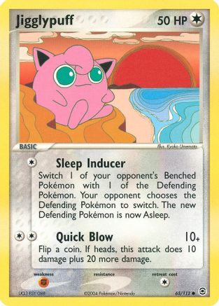 Image of Jigglypuff 065/112  - Reverse Holofoil FireRed & LeafGreen - Common