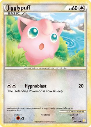 Image of Jigglypuff 068/123  HeartGold SoulSilver - Common