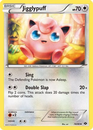 Image of Jigglypuff 078/99  - Reverse Holofoil Next Destinies - Uncommon