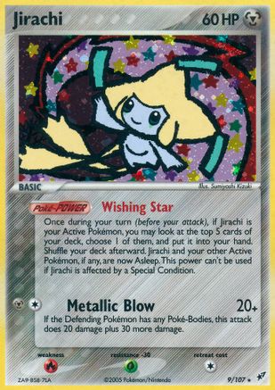 Image of Jirachi 009  - Reverse Holofoil Deoxys - Holo Rare