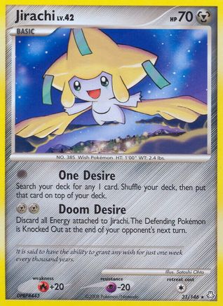 Image of Jirachi 031  - Reverse Holofoil Legends Awakened - Rare