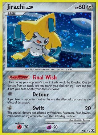Image of Jirachi 007  - Holofoil Rising Rivals - Holo Rare
