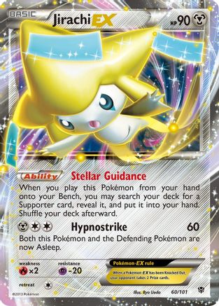 Image of Jirachi EX 060/101  - Holofoil Plasma Blast - Ultra Rare