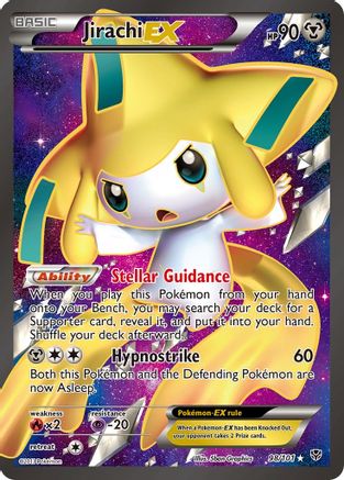 Image of Jirachi EX (98 Full Art) 098  - Holofoil Plasma Blast - Ultra Rare