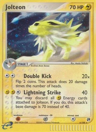 Image of Jolteon 006  - Holofoil Sandstorm - Holo Rare