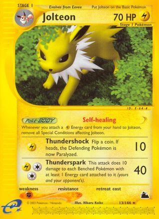 Image of Jolteon (13) 013  Skyridge - Rare
