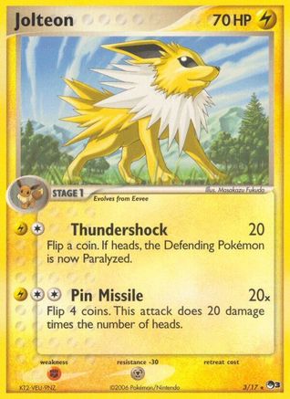 Image of Jolteon 003/017  - Holofoil POP Series 3 - Rare
