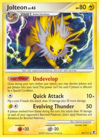 Image of Jolteon 026  Rising Rivals - Rare