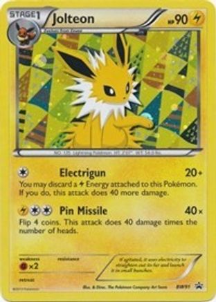 Image of Jolteon BW91  - Holofoil Black and White Promos - Promo