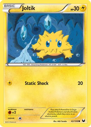 Image of Joltik (42) 042  - Reverse Holofoil Dark Explorers - Common
