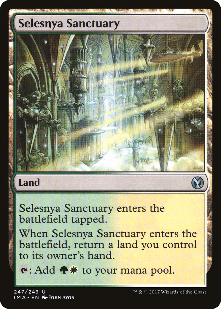 Image of Selesnya Sanctuary (IMA-247) - Iconic Masters Foil