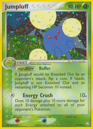 Image of Jumpluff 011/109  Team Rocket Returns - Holo Rare
