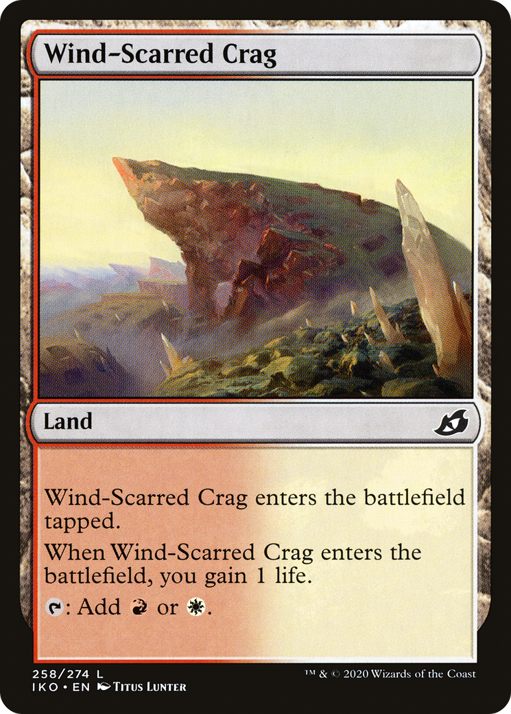 Image of Wind-Scarred Crag (IKO-258) - Ikoria: Lair of Behemoths