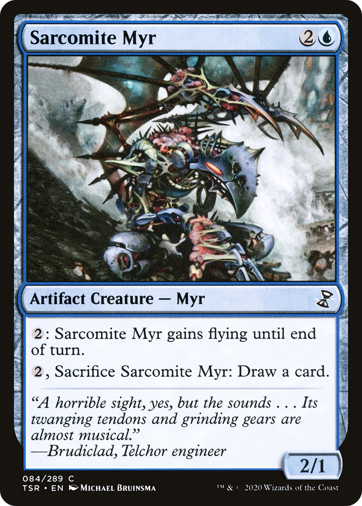 Image of Sarcomite Myr (TSR-084) - Time Spiral Remastered Foil