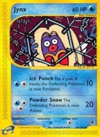 Image of Jynx 083  - Reverse Holofoil Expedition - Uncommon