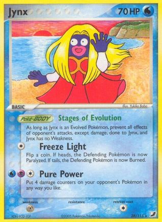 Image of Jynx 028  - Reverse Holofoil Unseen Forces - Rare