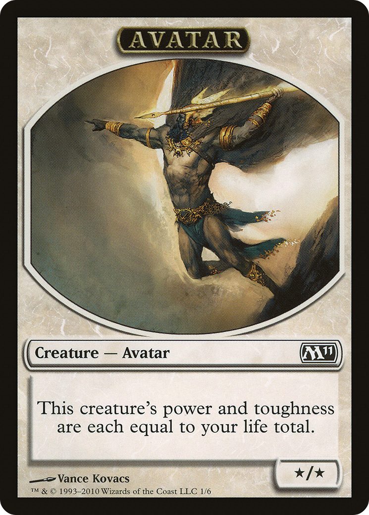 Image of Avatar Token (M11-001) - Magic 2011 Tokens