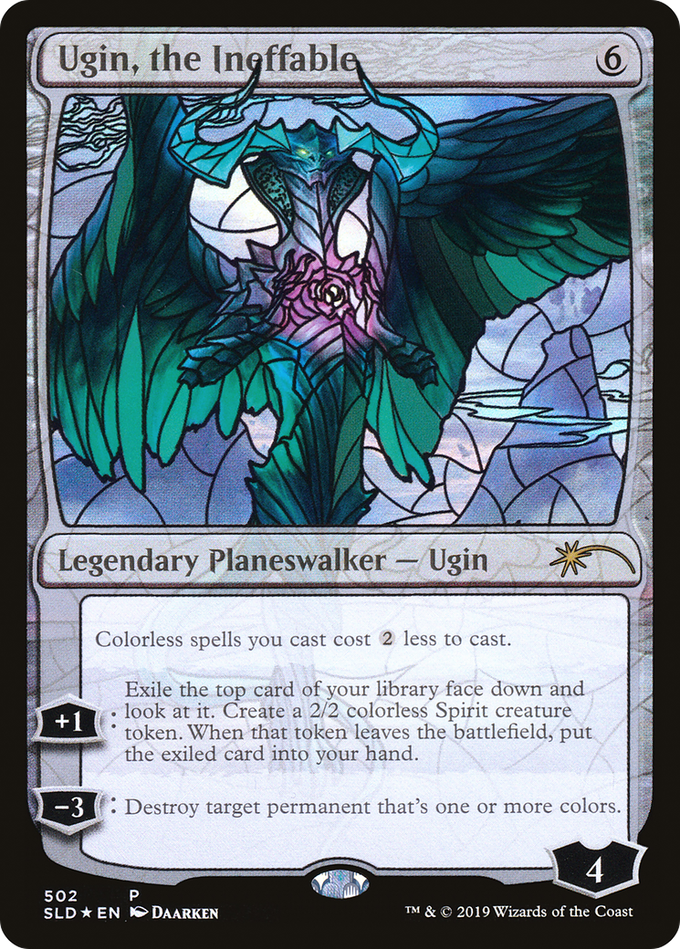 Image of Ugin, the Ineffable (Stained Glass) (SLD-502) - Secret Lair Drop Foil