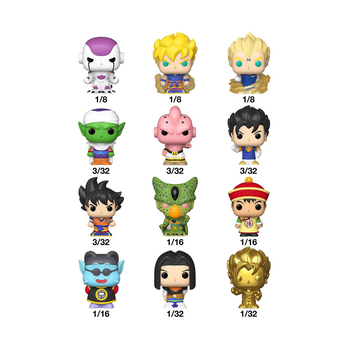 Image of Dragon Ball Z Funko Bitty Pop! Mini-Figure Singles