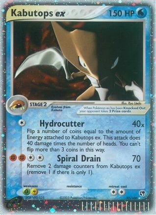 Image of Kabutops ex 097  - Holofoil Sandstorm - Ultra Rare