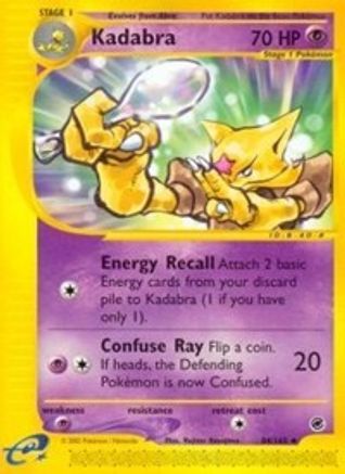 Image of Kadabra 084/165  Expedition - Uncommon