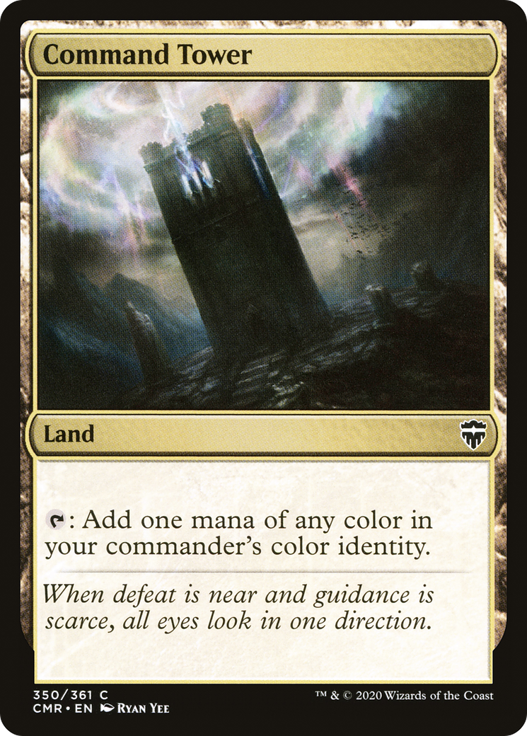 Image of Command Tower (350) (CMR-350) - Commander Legends Foil