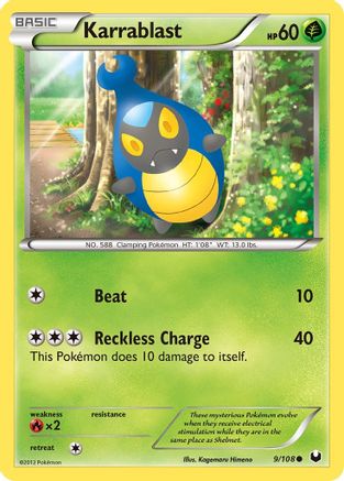 Image of Karrablast 009  - Reverse Holofoil Dark Explorers - Common