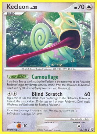 Image of Kecleon 052  - Reverse Holofoil Secret Wonders - Uncommon