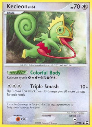 Image of Kecleon 067/111  Rising Rivals - Common