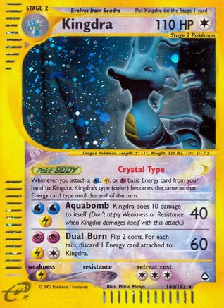 Image of Kingdra (148) 148  - Holofoil Aquapolis - Secret Rare