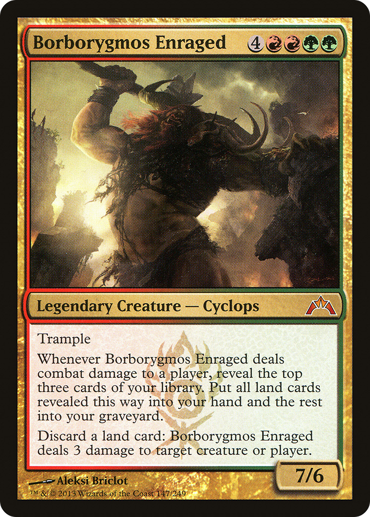Image of Borborygmos Enraged (GTC-147) - Gatecrash Foil