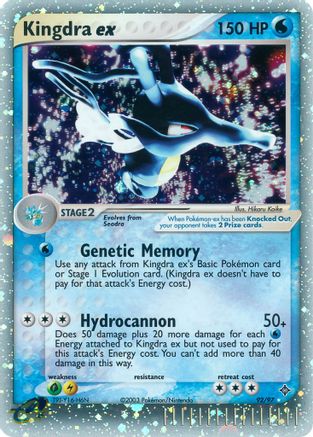 Image of Kingdra ex 092  - Holofoil Dragon - Ultra Rare