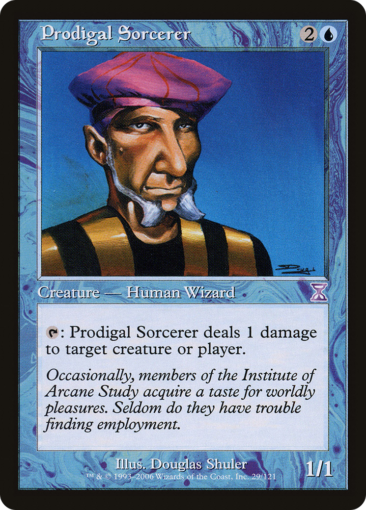 Image of Prodigal Sorcerer (TSB-029) - Time Spiral Timeshifted