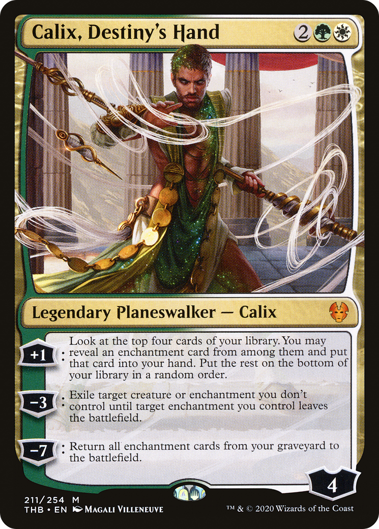Image of Calix, Destiny's Hand (THB-211) - Theros Beyond Death Foil