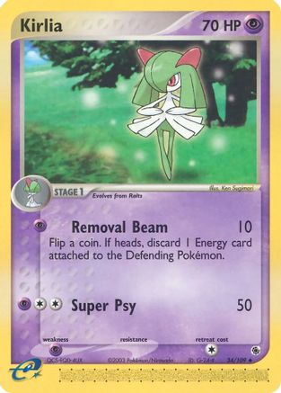 Image of Kirlia 034/109  Ruby and Sapphire - Uncommon