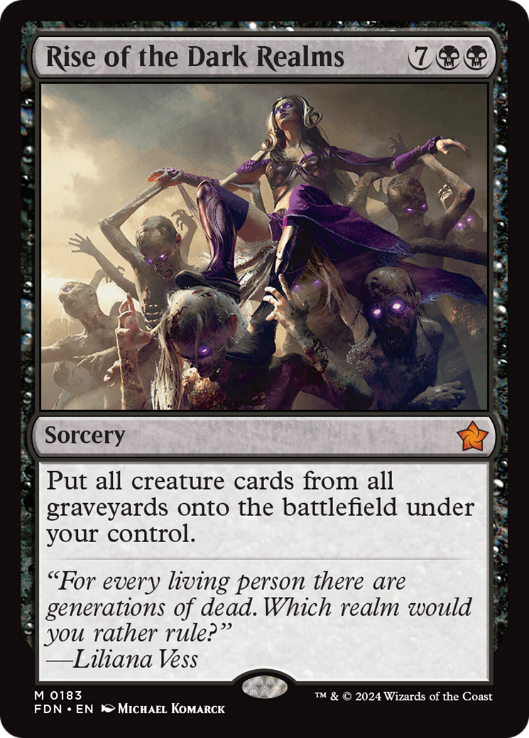 Image of Rise of the Dark Realms (FDN-183) - Foundations