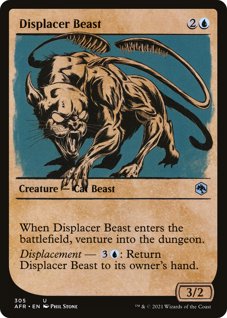 Image of Displacer Beast (Showcase) (AFR-305) - Adventures in the Forgotten Realms: (Showcase)