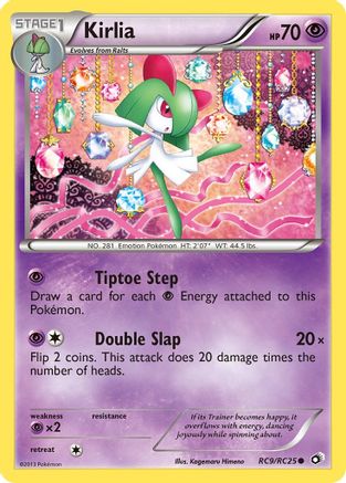 Image of Kirlia RC9/RC25  - Holofoil Legendary Treasures Radiant Collection - Common