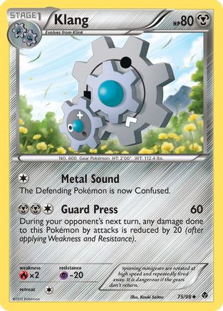 Image of Klang 075  - Reverse Holofoil Emerging Powers - Uncommon