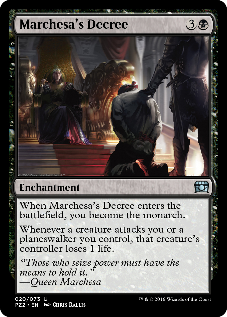 Image of Marchesa's Decree (PZ2-020) - Treasure Chest