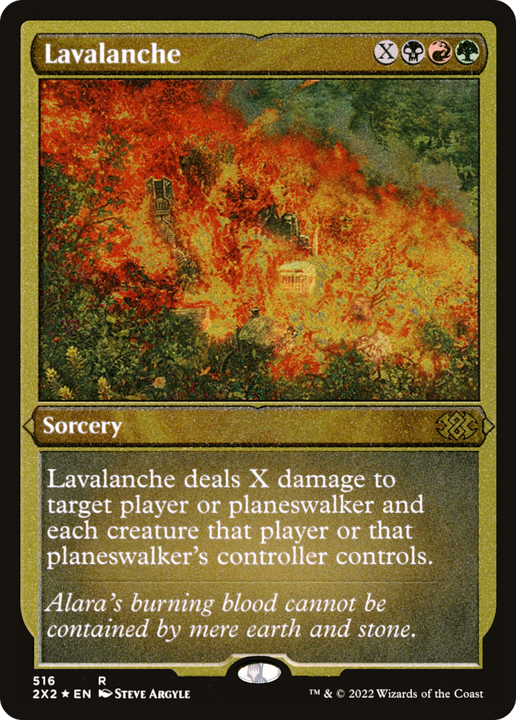 Image of Lavalanche (2X2-516) - Double Masters 2022 Foil