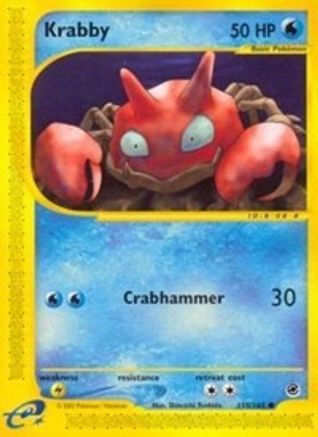 Image of Krabby 115/165  Expedition - Common