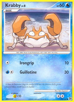 Image of Krabby 075  Great Encounters - Common