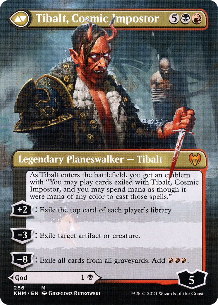 Image of Valki, God of Lies (Borderless) (KHM-286) - Kaldheim (Borderless)