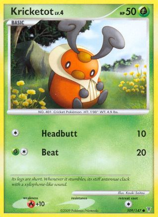 Image of Kricketot 109  Supreme Victors - Common