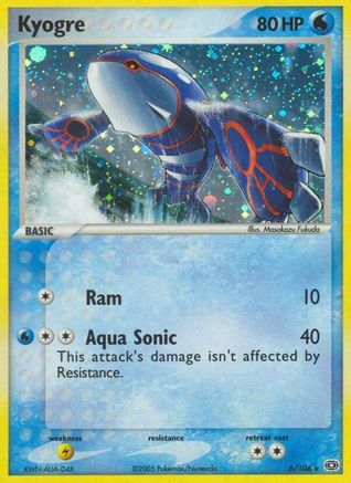 Image of Kyogre 006/106  Emerald - Holo Rare