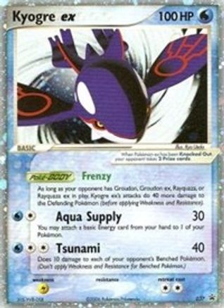 Image of Kyogre ex 037  - Holofoil Nintendo Promos - Promo