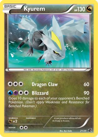Image of Kyurem 021  - Holofoil Dragon Vault - Holo Rare