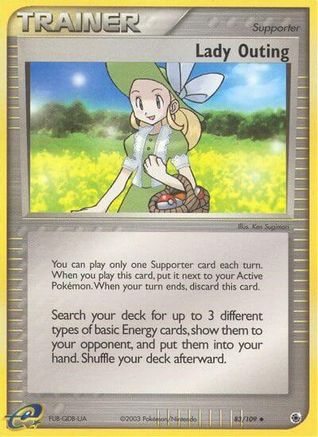 Image of Lady Outing 083  - Reverse Holofoil Ruby and Sapphire - Uncommon